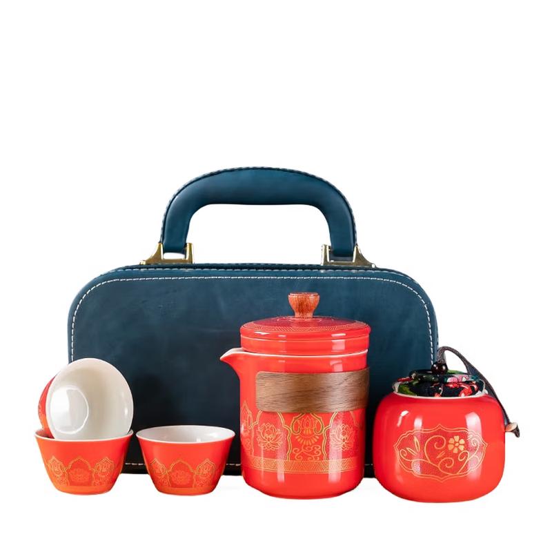 Yunyan Ceramic Portable Tea Set