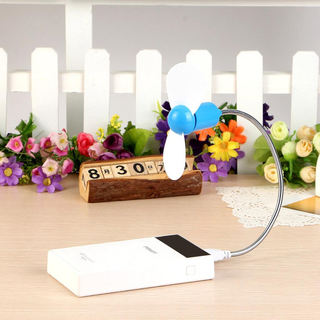 Serpentine Curved Fan Silent Soft Leaf Fan USB Interface Electric Fan