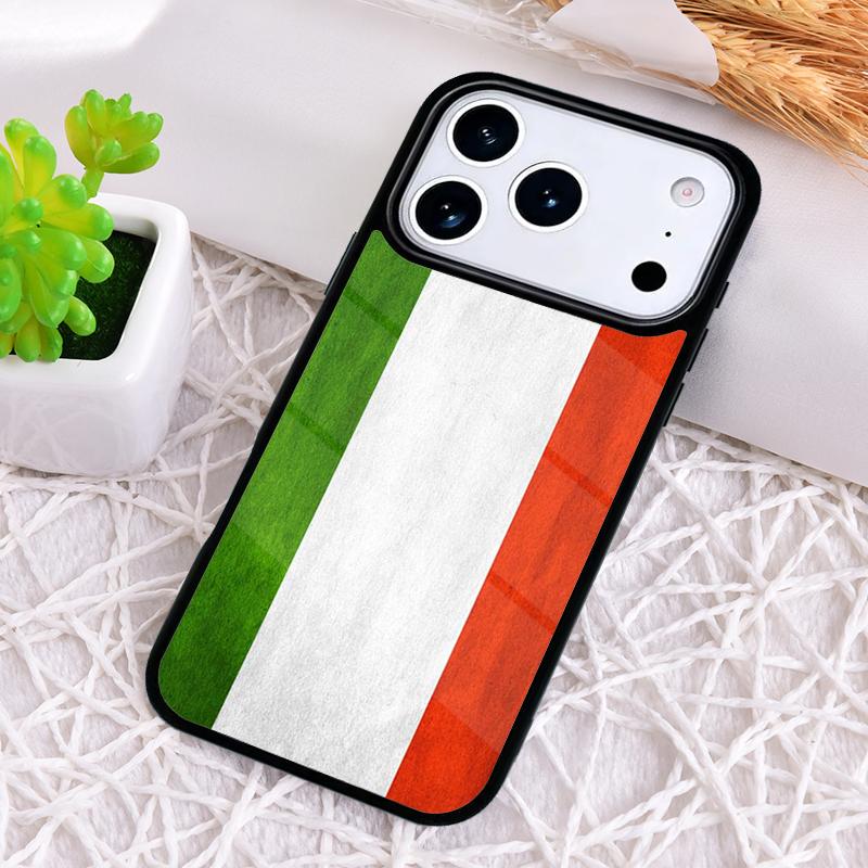 Italy Flag print Phone Case for iPhone 17 Air 16 15 11 12 14 13 Pro Max Shockproof Cover