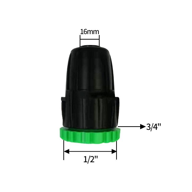 Y-Shaped Water Splitter 1/2" 3/4" Tap Connector Garden Hose Splitter Faucet Adapter with Shut-off Valve Garden Watering Supplies