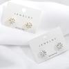 Smyoue 2ct Round Cut D Color Moissanite Earring Studs for Women 100% 925  Silver Lab Diamond Ear Stud White Gold Plated
