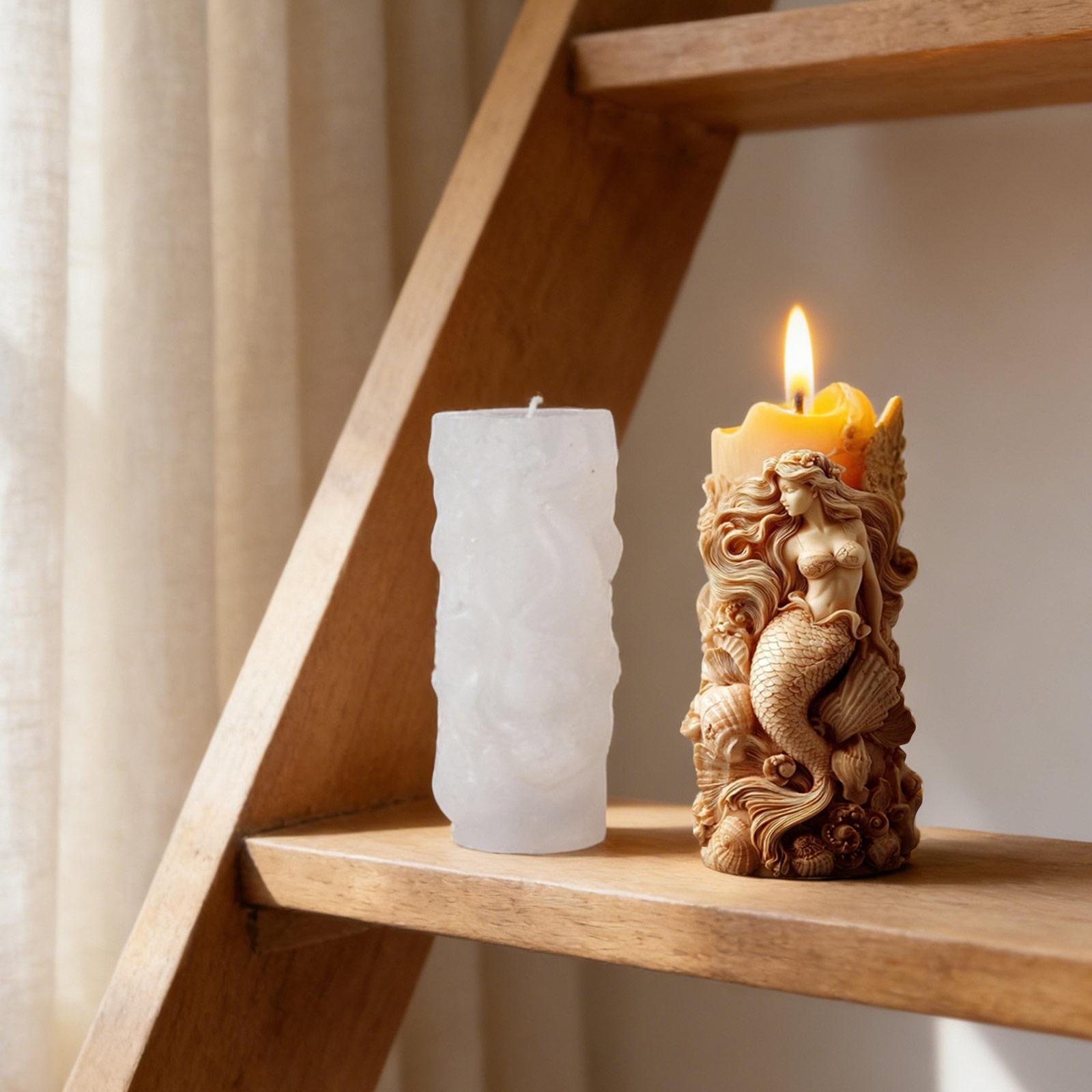 

DIY 3D Candle Molds,ocean Silicone Molds One Size