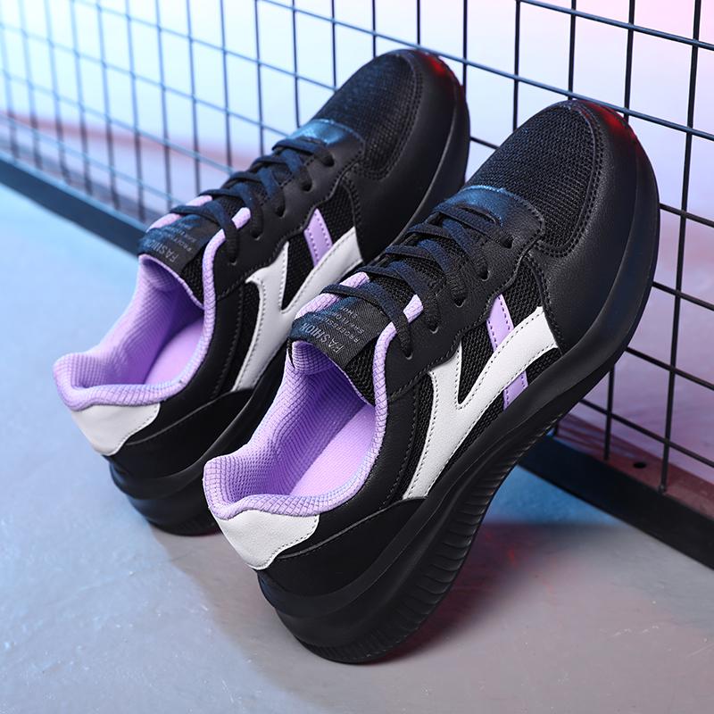 Fashion Purple Women Casual Shoes New Style Fashion Concise Board Shoes Breathable Comfortable Casual Sneakers Women Walking Shoes