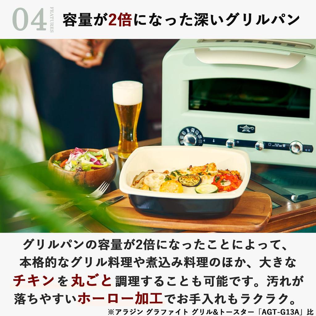 Aladdin Graphite Grill 4 Low Temperature 8 Cooking Recipe Grill Rice Cooker Included with Green & Toaster, Pieces, Cooking, Menus, Book, Pan,