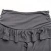 New Autumn Solid Color Hot Girl Ballet Fake Two-piece Flared Pants Casual Pants for Women