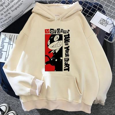 Persona 5 kapüşonlular kadın streetwear vintage grafik Polar kazak kadın grafik çeker