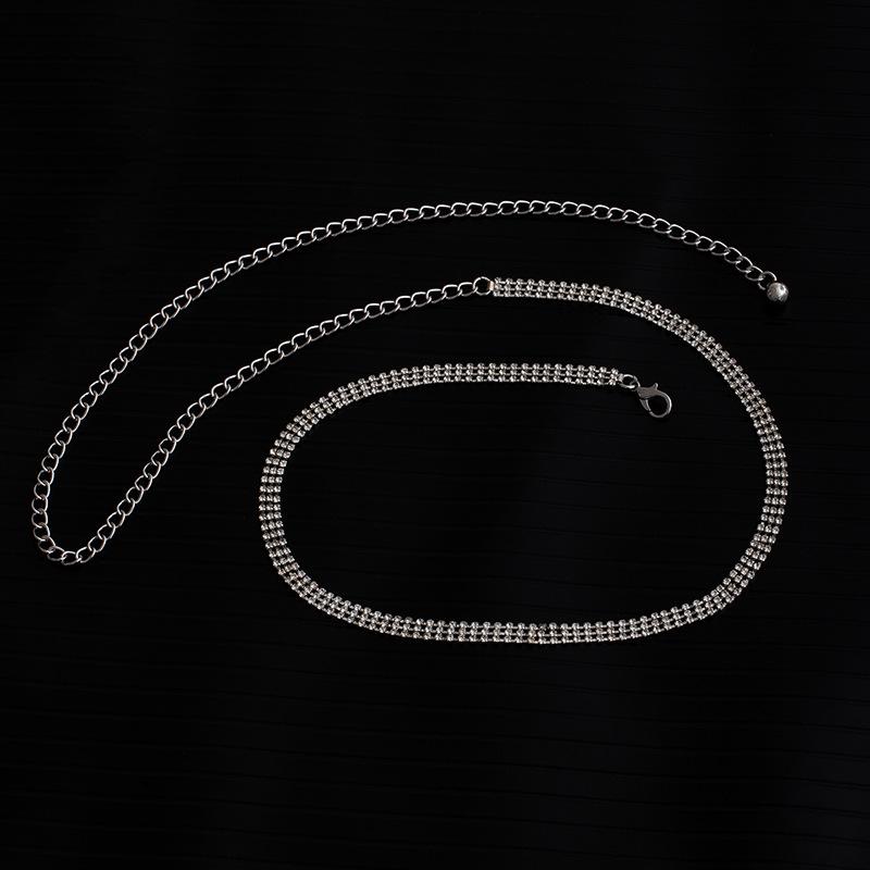Bohemian Ethnic Style Waist Chain Body Chain Women'S Personality Retro Metal Engraved Belt Dress Coat Accessories