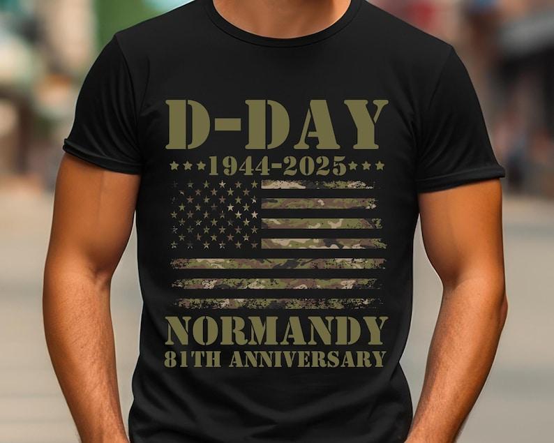 Operation Overlord 1944 D-Day 2025 Shirt 81. Jahrestag Norunisexdy T-Shirt Erinnere dich Norunisexdy D-Day Geschenk Norunisexdy Strandlandung