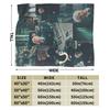 Dracor Malfoye Knitted Blanket Cartoon Tom Felton  Flannel Throw Blankets Home Couch Printed Lightweight Bedspreads