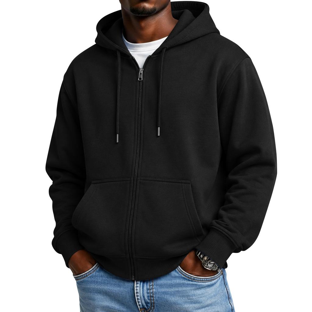 Women's Hooded Zip-Up Cardigan Sweatshirt, Warm Casual Winter Jacket