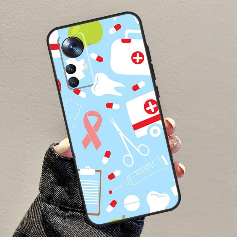 Dentist Dental Tooth Nurse Case For Xiaomi 15 Ultra 13 14 11T 12T 13T 14T Pro Cover For POCO F7 F6 F5 X3 X5 X6 X7 Pro
