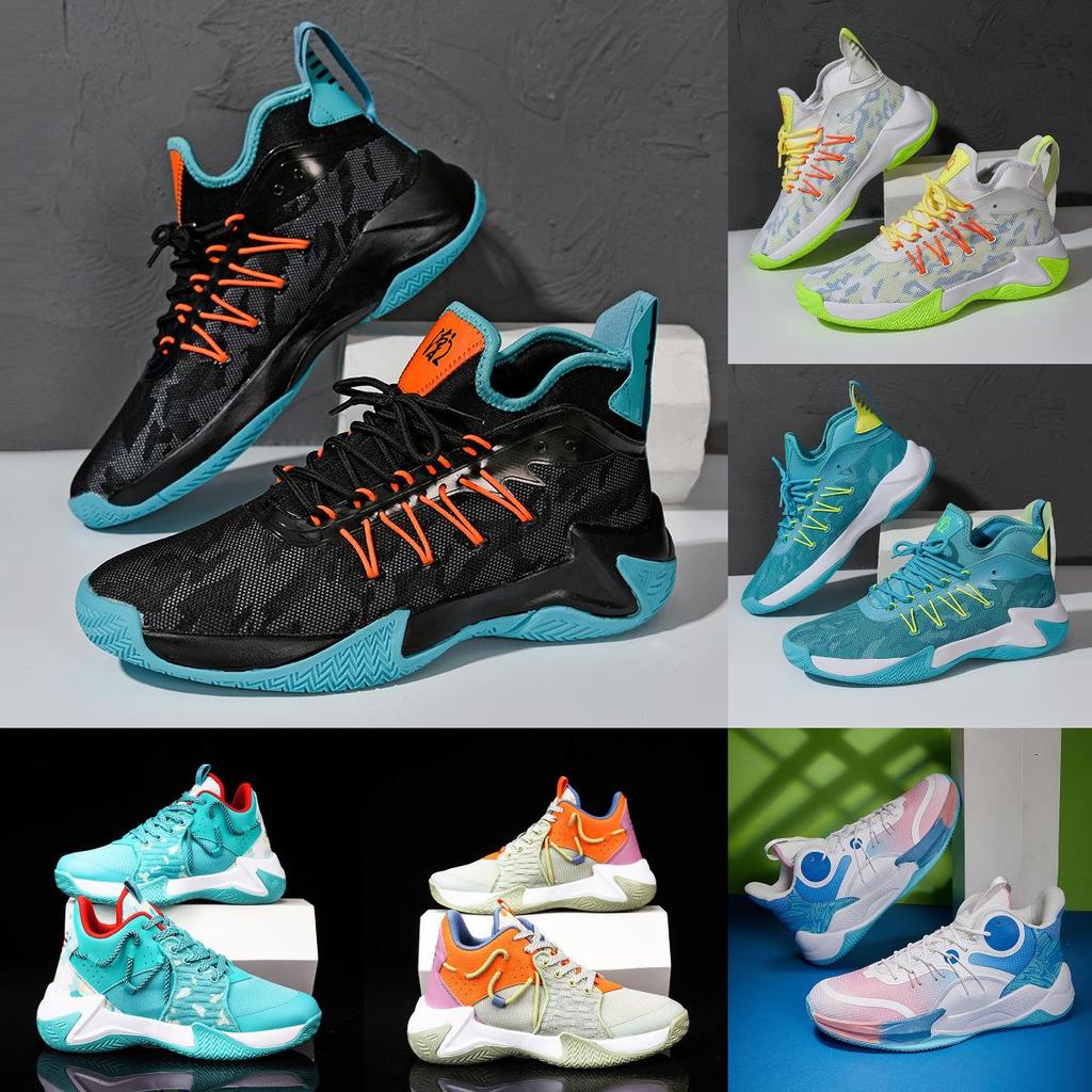 Basketball Shoes Men Summer Breathable Mesh Running Sneakers With Nonslip Soles For Youth Sports
