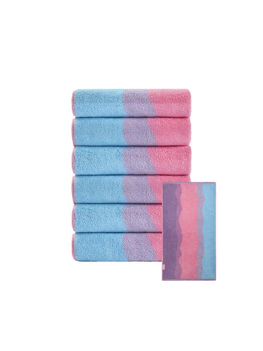 TETO 6P Cotton Candy Collection Cotton Candy Supima Towel 230g 230g cotton candy