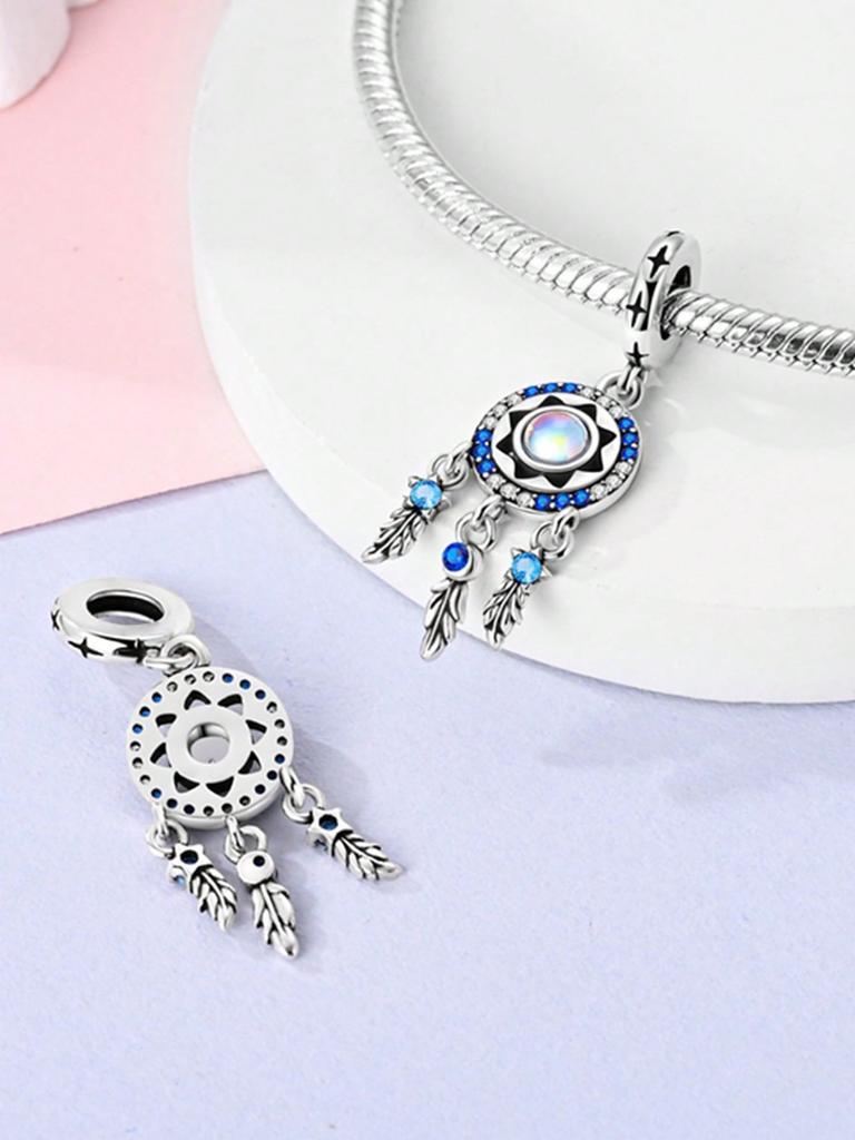 Charms Plata Stars And Moon Beads Charm Copper Plated Fit Charms Copperoriginal Bracelet For Jewelry Making Diy Charm