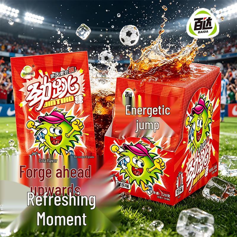 Bada Jumping Popping Candy & Lollipop