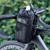 Fiets Tas Fiets Fleshouder Stuurpen Thermische Tas met Gaasvak Koffiebekerhouders Fietsen Waterfles Drager Tas