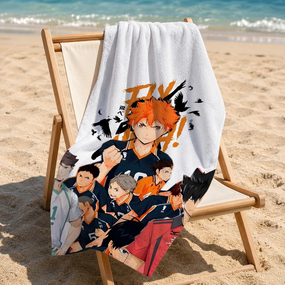 Anime H-Haikyuu!! Towel Towel beach towel, quick drying absorbent bath towel for Swim,Gym,Camping,Outdoor hot