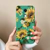 Geeignet für Redmi Note 7S 10 10S K80 7 8 9 9T 10T 9S Pro Max Plus Neue Hülle Hübsche Schmetterlings-Sonnenblumen-Flüssigsilikon-Anti-Rutsch-Shell für Redmi Capa