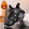Children's Cotton Shoes Winter New Warm Boys Velvet Basketball Shoes Medium and Older Children Non-slip Actual Combat Wear-resistant Sports Shoes