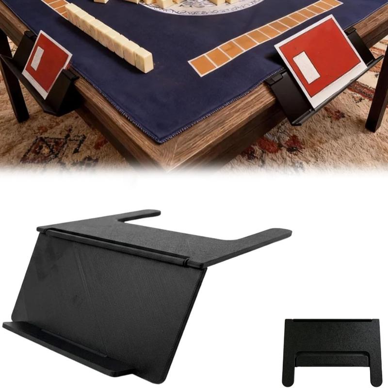 Durable Pla Table Card Holder Clip On Design Large Capacity For Family Nights And Board Game Gatherings