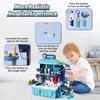 Kit Medico Giocattolo 3 in 1 Gioco di Finzione Set Medico Valigetta Playset Giocattoli per Gioco di Ruolo Stetoscopio & Strumenti Medici per Bambini Ragazzi Ragazze