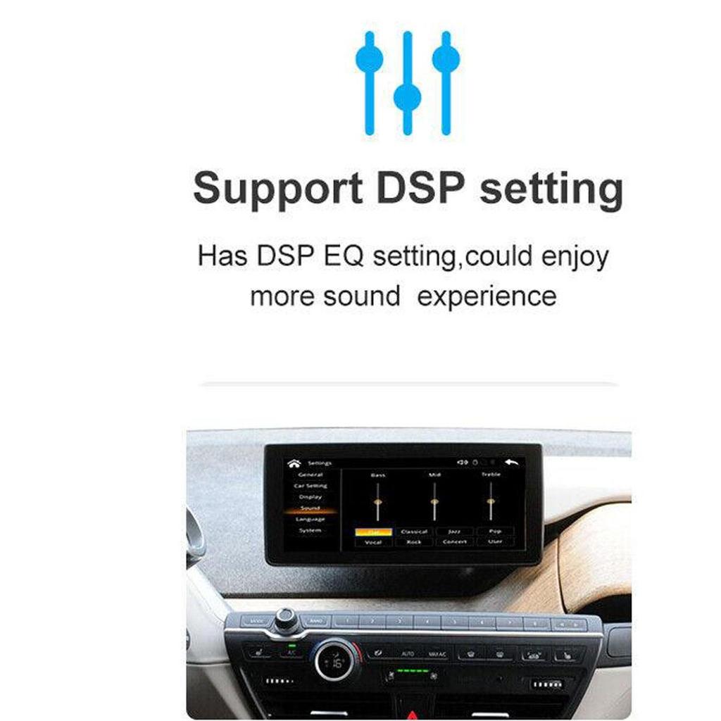 Sinairyu Wireless CarPlay Android Auto Interface Compatible for BMW I3 I8 I01 NBT EVO System 2012-2020 with Mirror Link AirPlay Car Play Functions