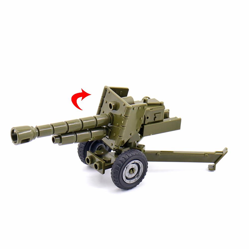 Militärwaffen Minifiguren Bausteine Kanone Haubitze Zusammengebaute Spielzeuge Für Kinder Feiertagsgeschenke