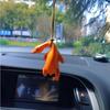 Hot Color Change Duck Funny Swing Goose Roasted Car Pendant Swing Duck Hanging Ornament  for Car Products Interior Accessories