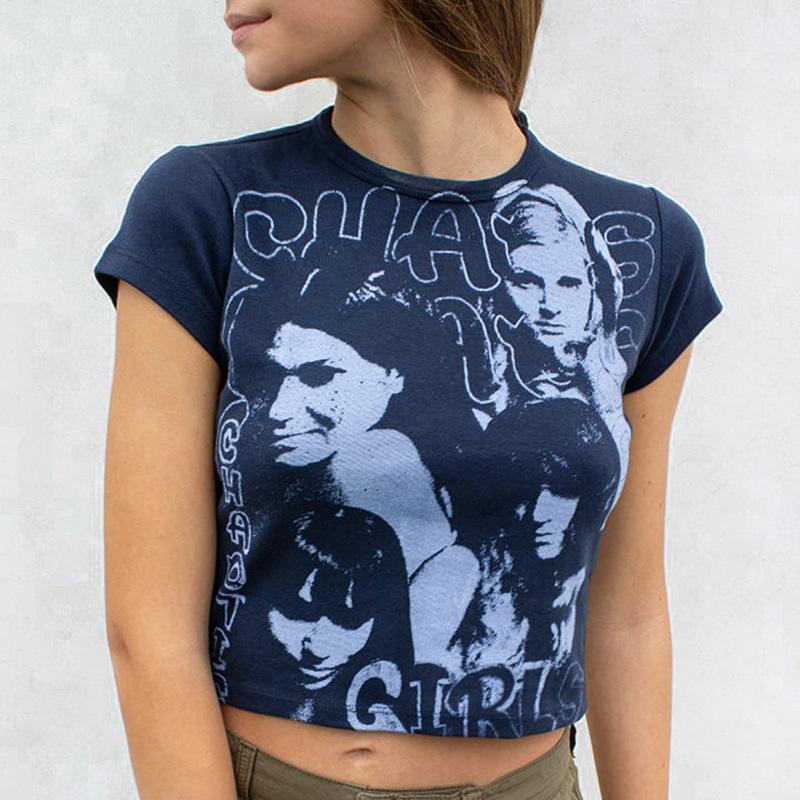

Harajuku Blusas Mujer De Moda 2022, блузки, летние футболки для женщин, топ, женская футболка, женская футболка, топы с принтом, футболка