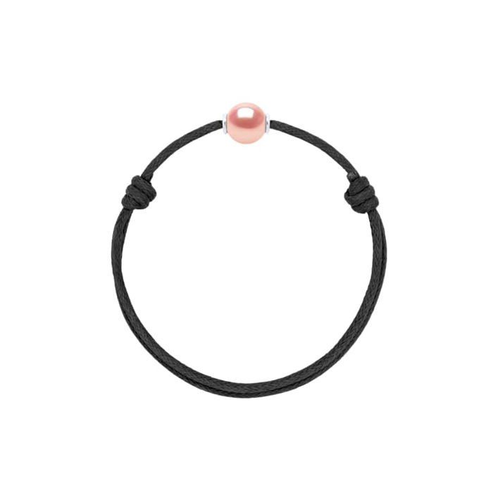 Bracelet - PEARLS et COLORS NATURAL FINE PEARLS - Perle d'eau douce 9-10 mm - Rose naturel AAA+ - Argent 925