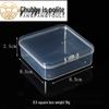 Mini Transparente Kunststoff-Aufbewahrungsbox - Tragbarer Kleinteile-Organizer