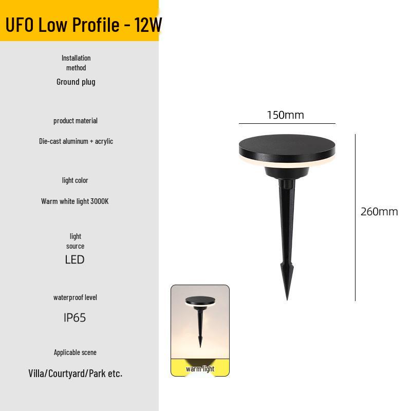 Solar Waterproof Garden Lights - Ground Inserted, Outdoor Courtyard Atmosphere, 24V/220V