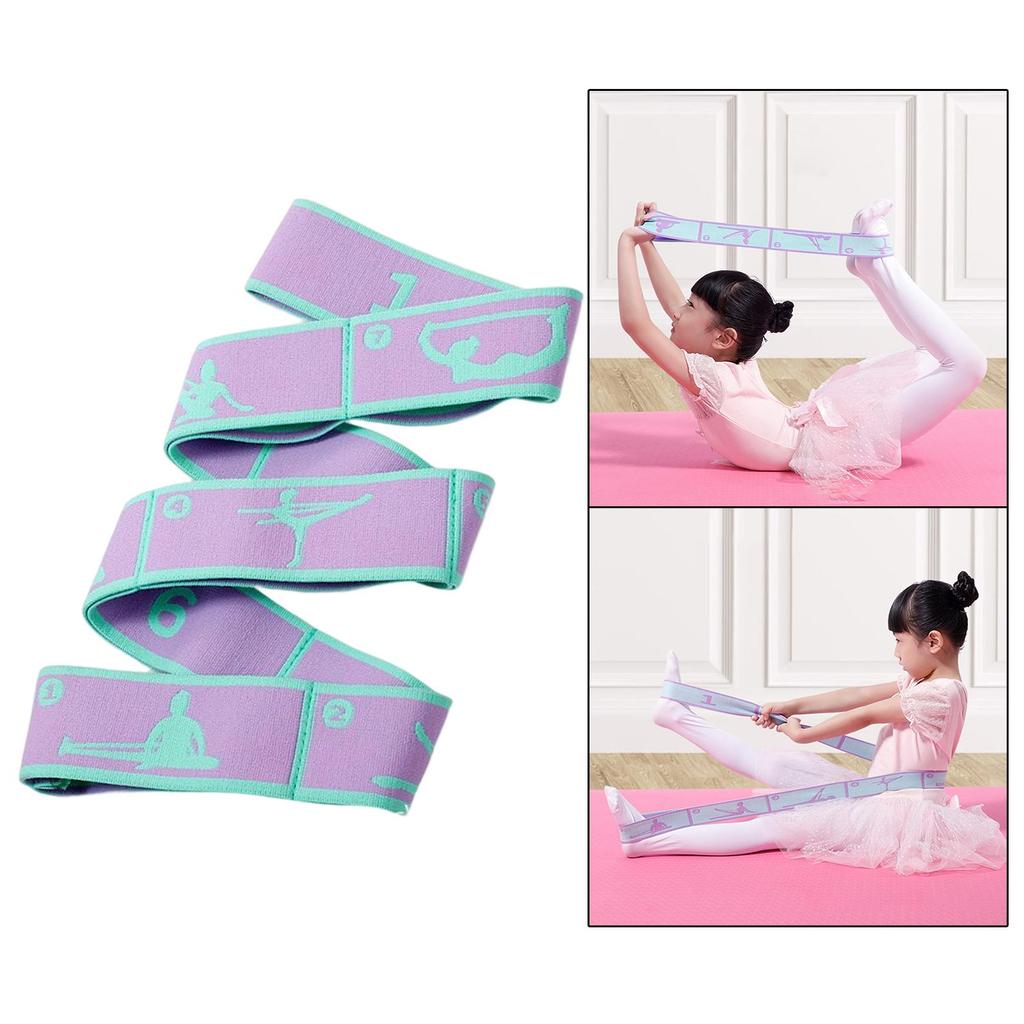 Bandă Elastică Antrenament Ligamente Yoga Centură Auxiliară pentru Întindere Curea de Întindere