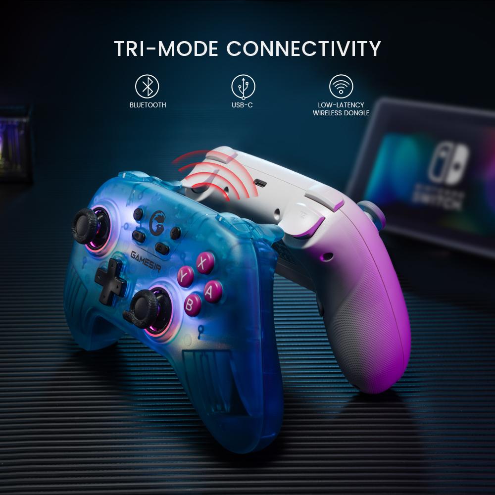 Controller Wireless GameSir Nova per Switch Gamepad Bluetooth Joystick a Effetto Hall per Nintendo Switch Telefono Android PC