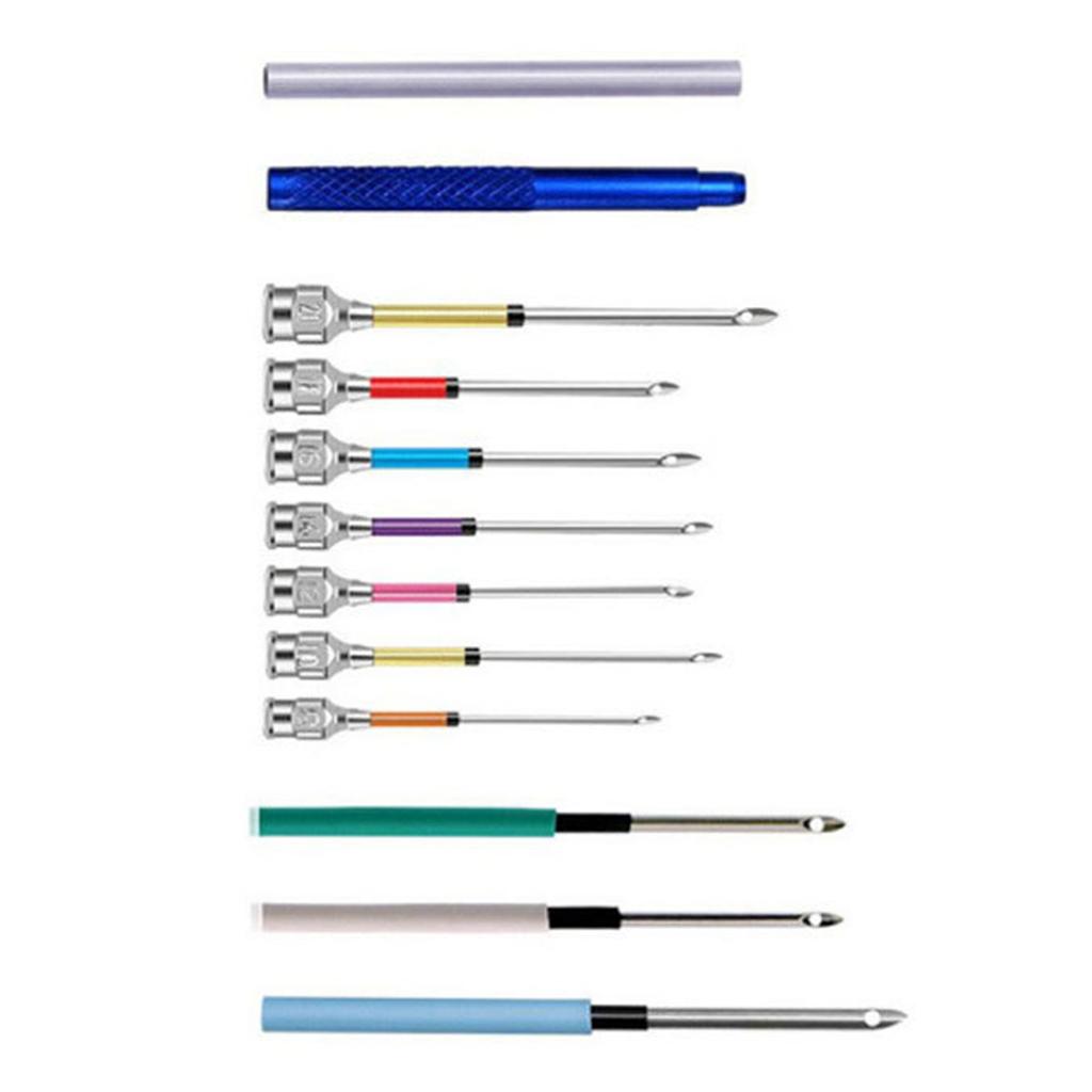 Beginner Embroidery Punch Needle Kits, Needle Punch Tool Kits for DIY Embroidery Cross Stitching Craft, Punch Needle Set
