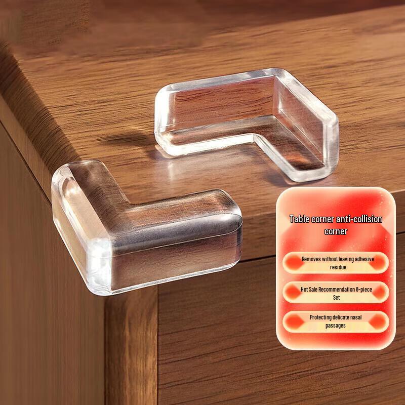 Transparent Child Safety Table Corner Protectors 8-Pack