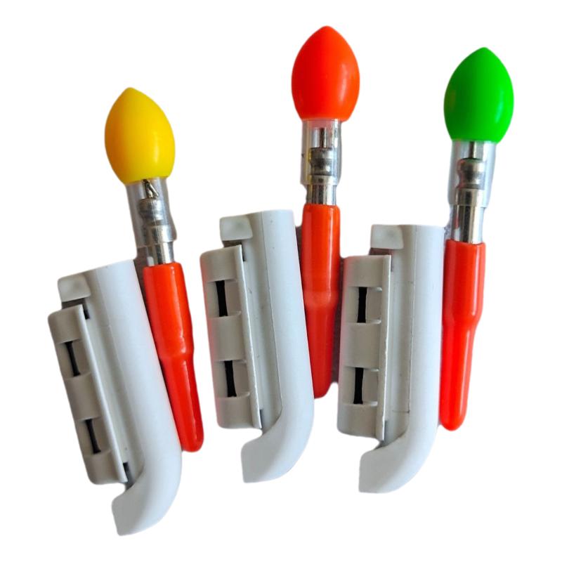 1 Piece Snap-In Electronic Pole Lamp Fishing Rod Alarm Light Luminous Stick Fishing Electronic Rod Light Diy Accessories