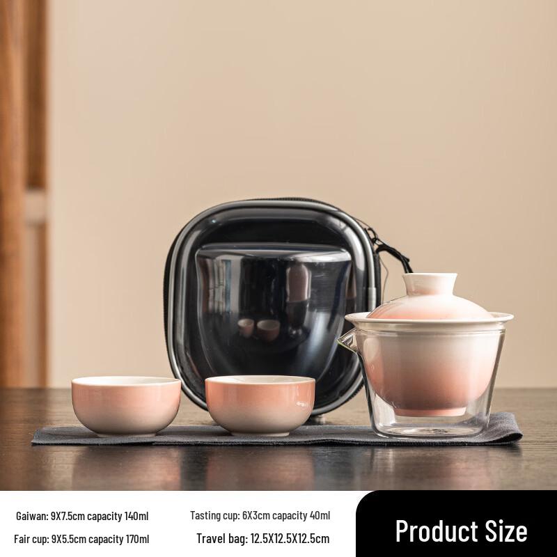 Nordic Ceramic Portable Travel Tea Set