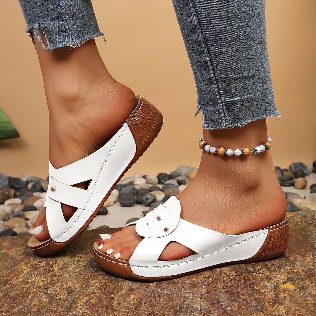 Pantofole da Donna Casual Eleganti e Stilose Sandali Zeppa con Design Classico Per e Ammortizzazione Donna Sandalo Trasparente 2026