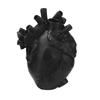 Heart Shaped Vase Unique Resin Decorative Flower Vase for Home Living Room Desk Decoration
