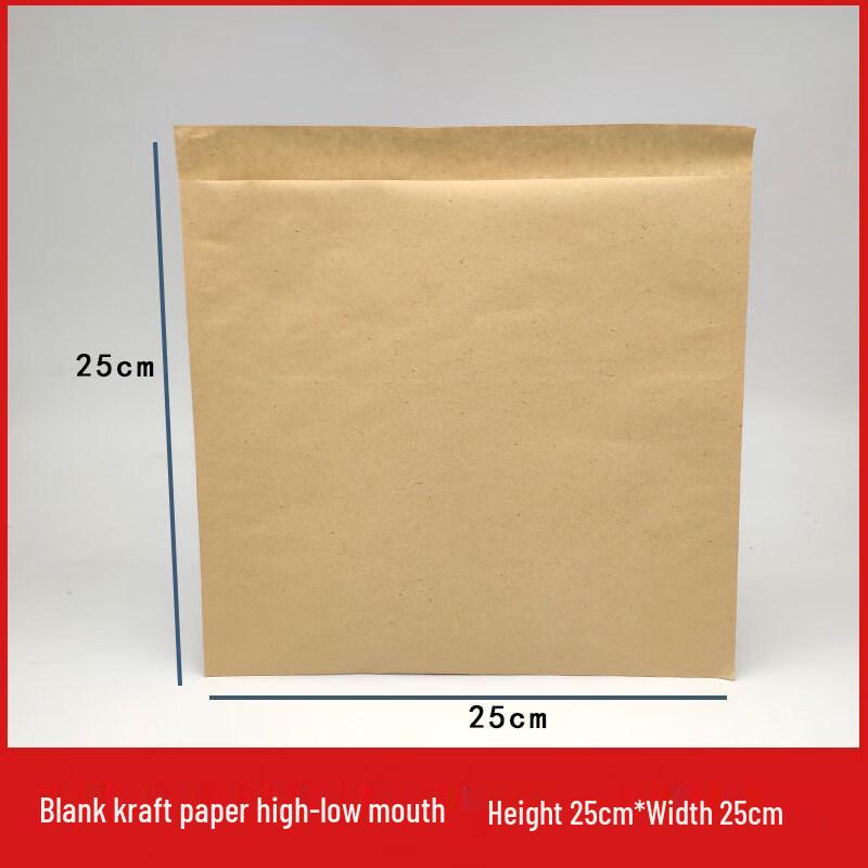 Greaseproof Kraft Paper Packaging Bags