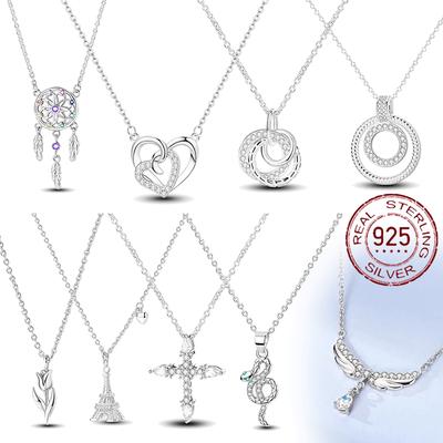Collana Originale in Rame per Donna Stile Classico Forma a Cuore Stile Romantico Alta Qualità Collana da Donna Gioiello Regalo