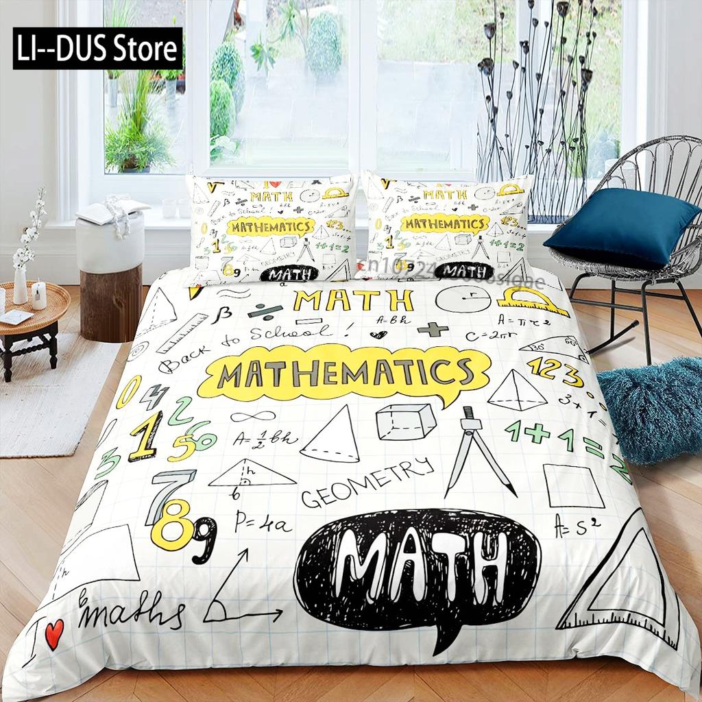 Science Duvet Cover Set King Size Periodic Table Of Elements Bedding Set Chemistry Lovers Learning Image For Kids Teens Adults