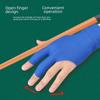 Unisex Non-Slip Three-Finger Billiards Gloves - Light, Breathable, Highly Elastic