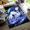Naruto Character Personalized Text Floor Rug Office Rug Perfect for Dining Room Playrooms Game Room Dormitory Antislip Carpet Decorate Offices