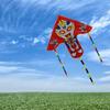 1.2 Meter Children's Curved Edge Kite With High Definition Printing Triangular Kite For Ground Stall And Park