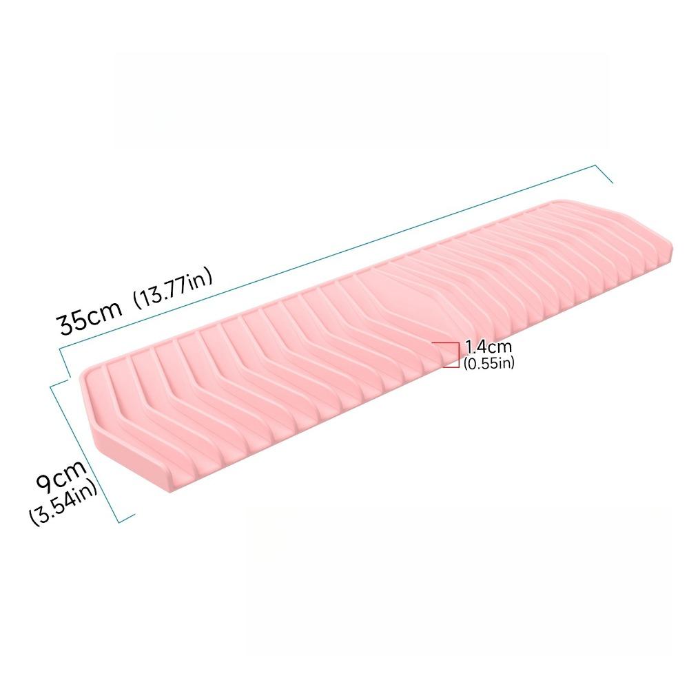 Anti-slip Sink Splash Guard Silicone Kitchen Sink Holder Tray Sink Drain Mat Farmhouse Decor