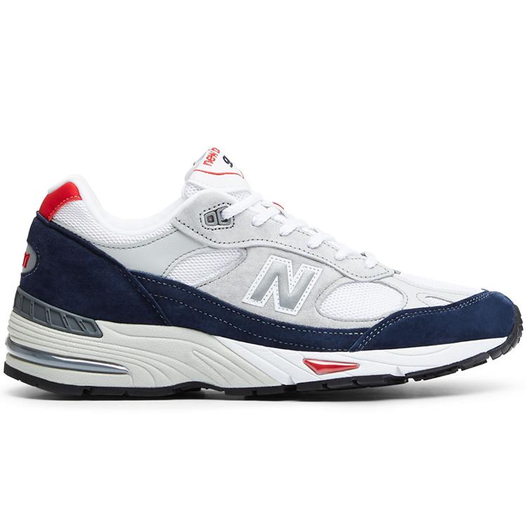 New New Balance 991 Grey Navy Red M991GWR