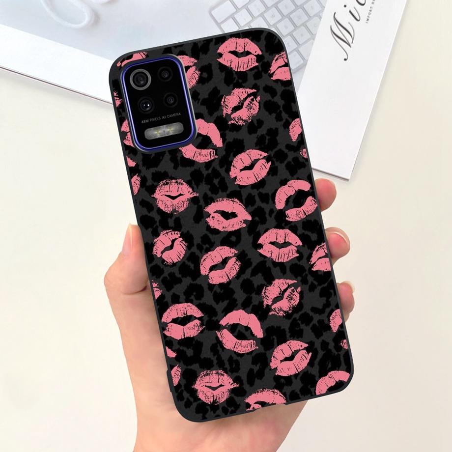 For LG K52 Q52 2020 Phone Case Soft Matte Silicone Capa For LGK52 LGQ52 2020 Funda Goothic Style Cartoon Back Cover Cute Pattern