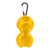 Golf Ball and Accessories Organiser Bag Waterproof Silicone Golf Ball Holder With Carabiner Clip For Outdoor Sports